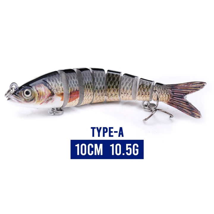 100mm Multi-Jointed Fishing Lures