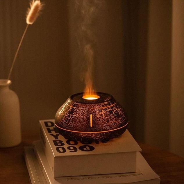 Multifunctional Lava Flame Ultrasonic Humidifier and Aroma Diffuser