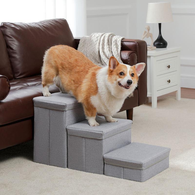 Foldable 2-in-1 Pet Stairs