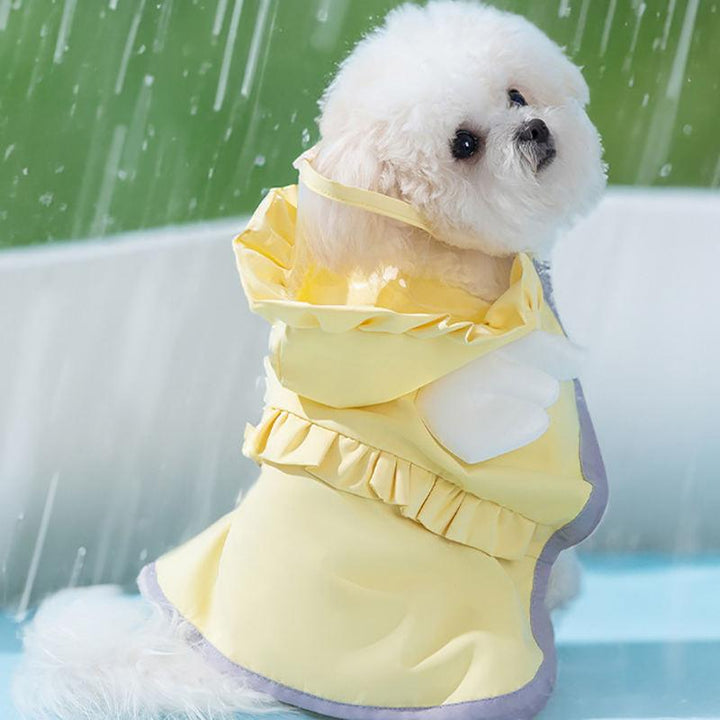 Waterproof Dog Raincoat with Quick-Dry Cape for Small to Large Dogs