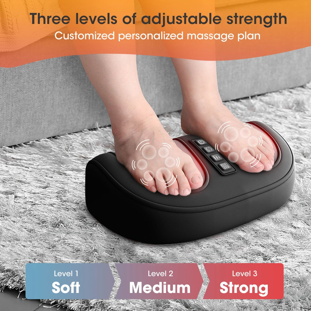 Foot Massager with Heat – Electric Foot Pain Relief and Muscle Relaxation