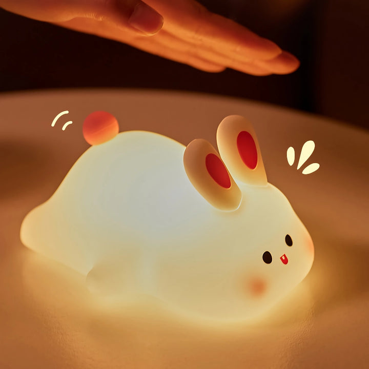 Cute Rabbit Silicone Night Lamp