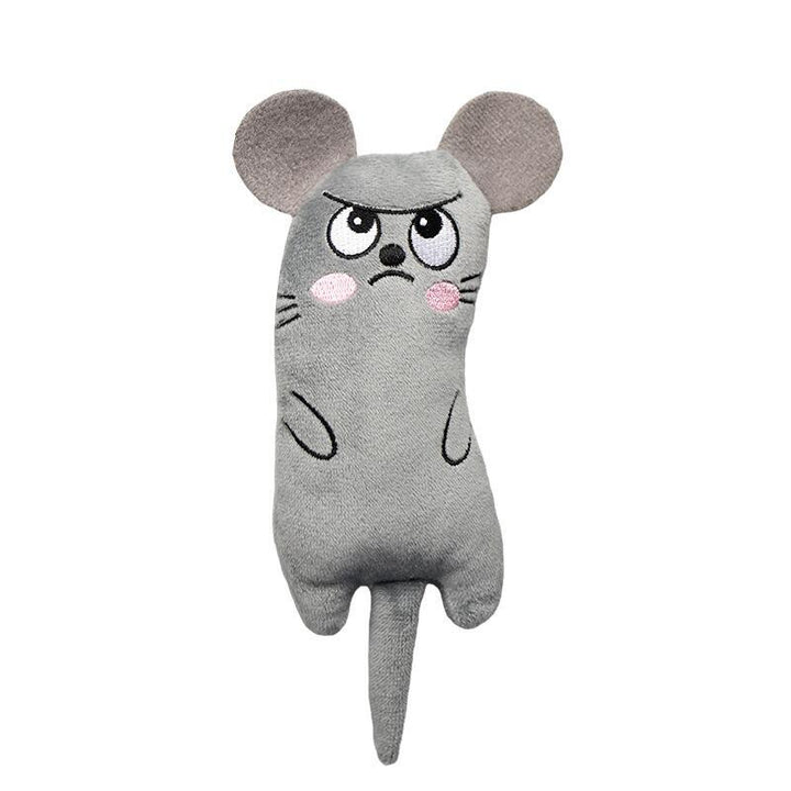 Interactive Catnip Chewing Mouse Toy