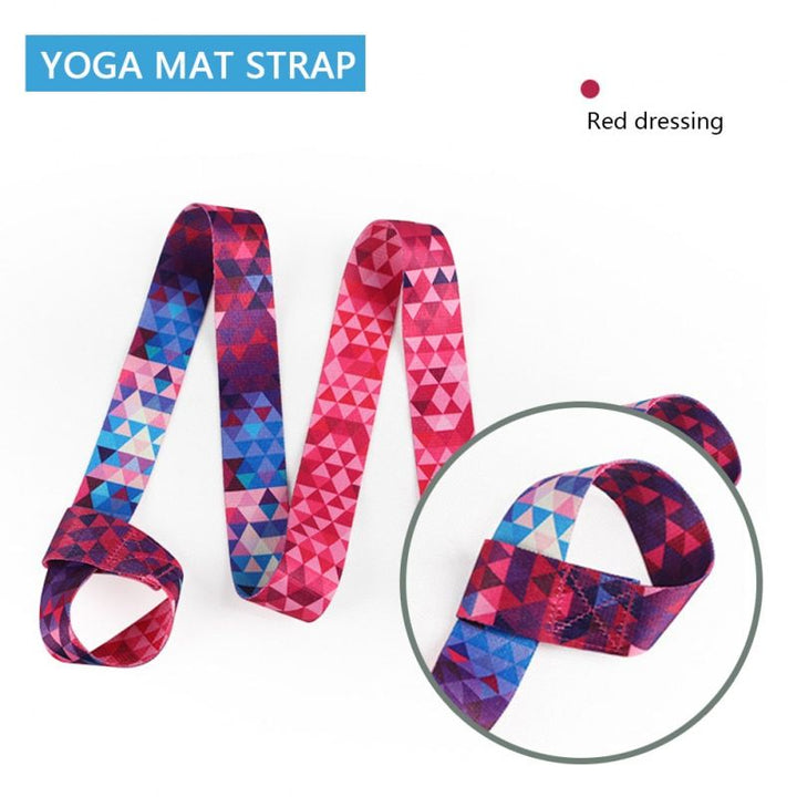 Adjustable Yoga Mat Sling Strap with Stretch Capability