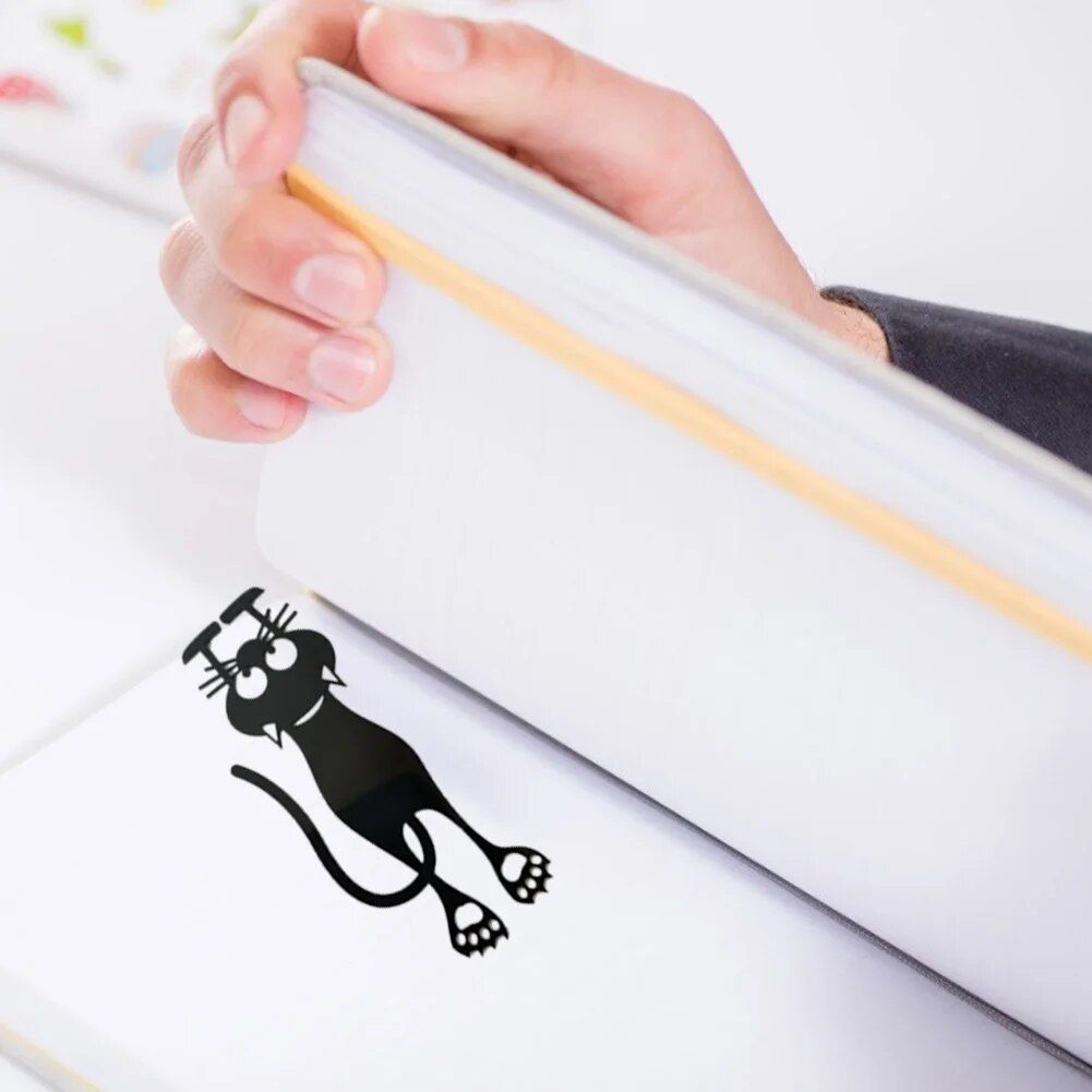 Cute Black Cat Bookmark