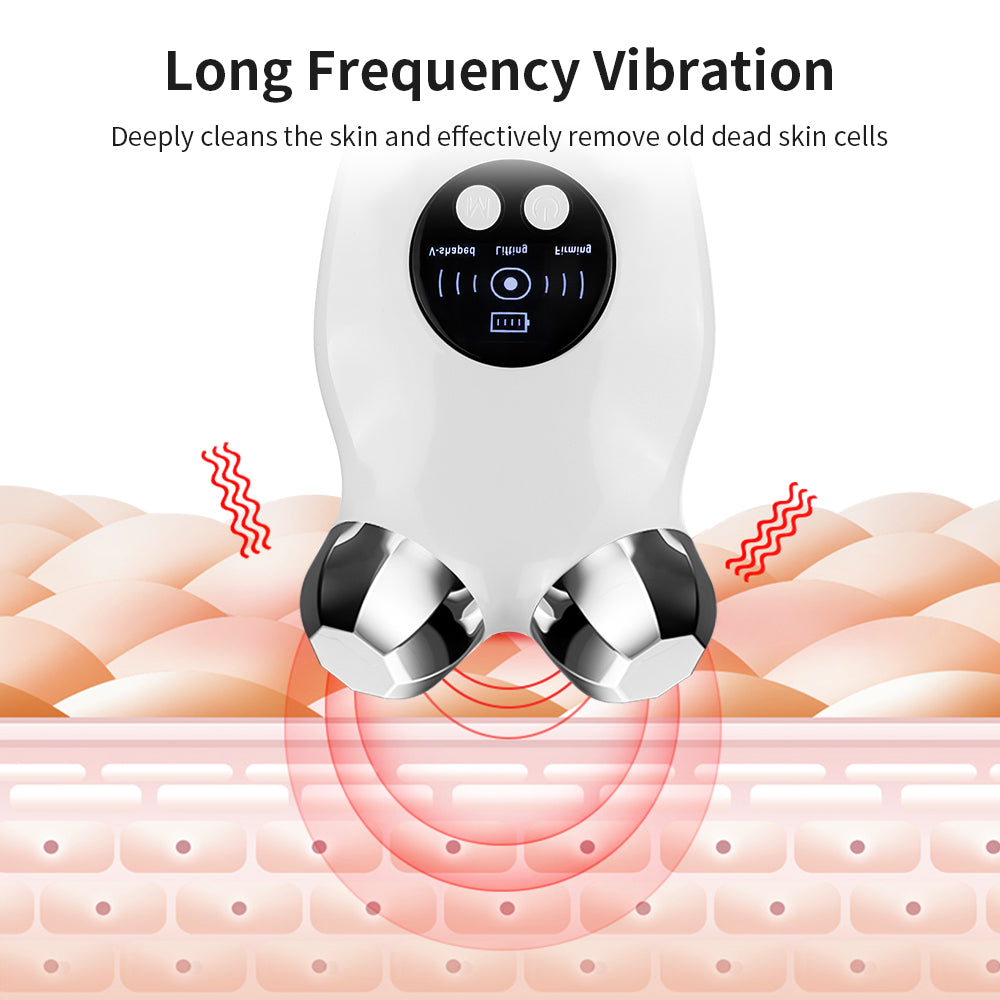 Microcurrent Face Lifting and Firming Device with 45°C Warm Compress