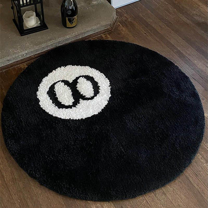 Halloween 8 Ball Rug