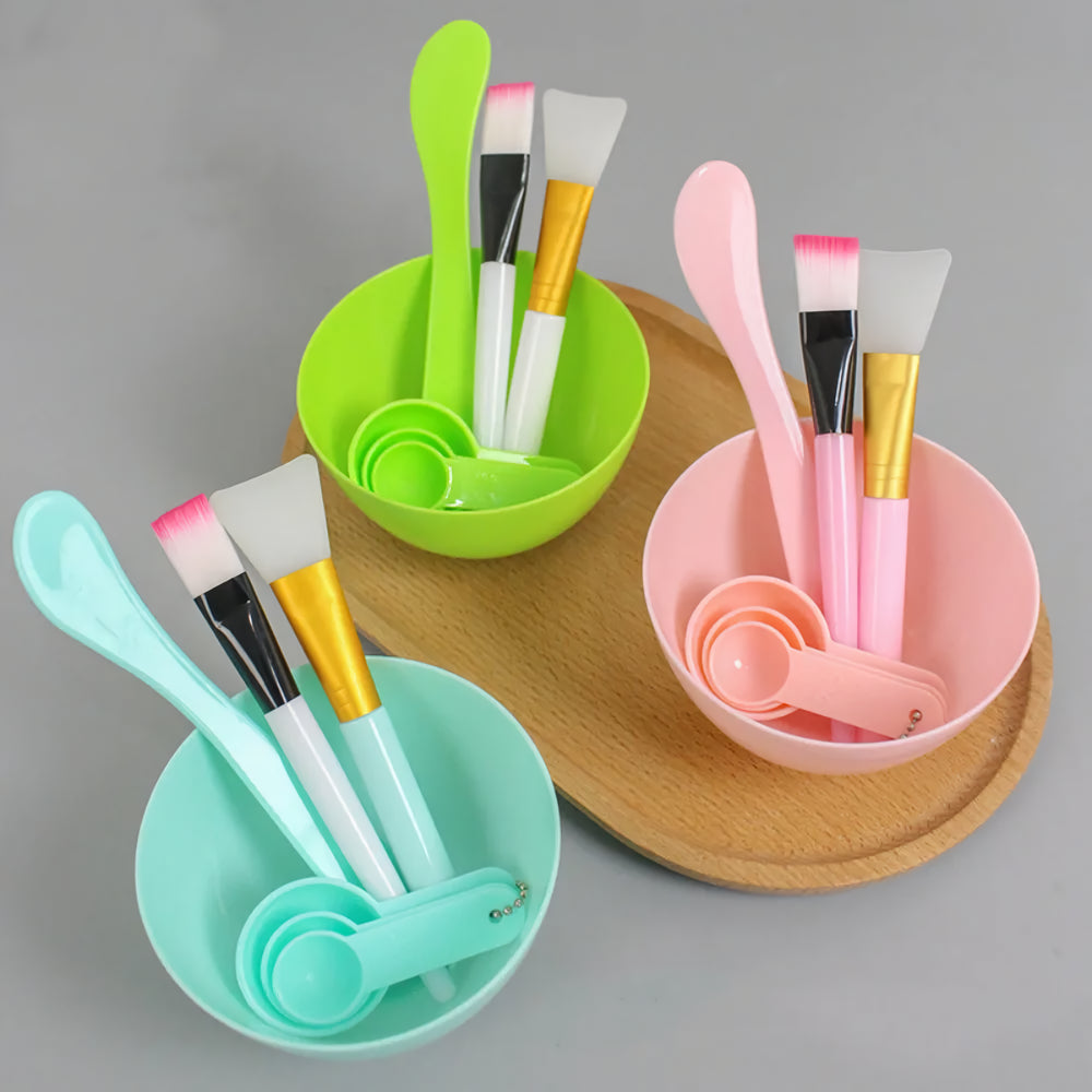 7-Piece Facial Mask Bowl & Brush Set