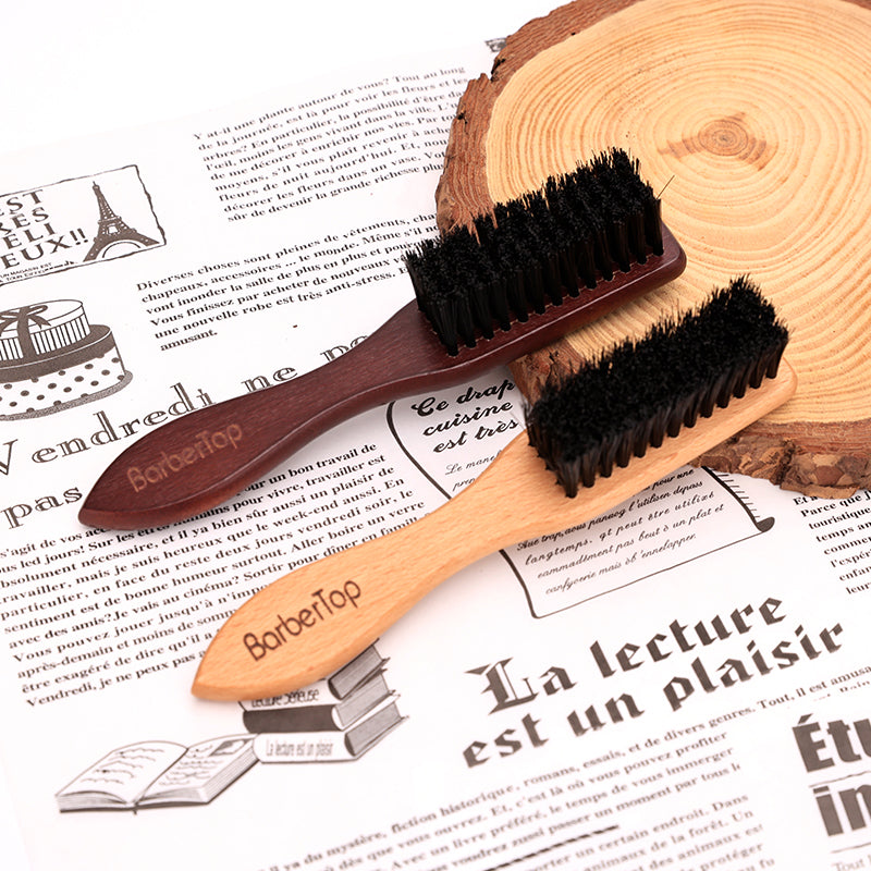 Wooden Handle Beard Brush