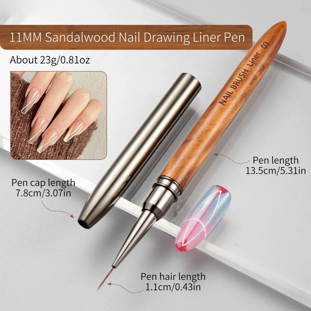 Reusable Nail Liner Brush