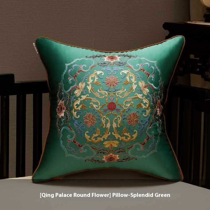 Classical Embroidery New Chinese Style Pillow Cover