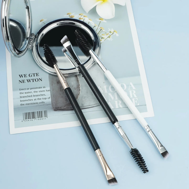 Dual Ended Eyebrow Brush and Eyelash Comb 2-in-1 Makeup Tool