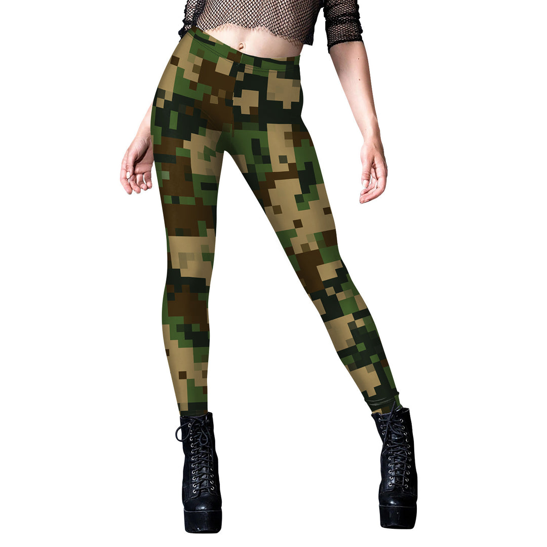 Women's Fashion Camouflage Digital Printing Sweatpants