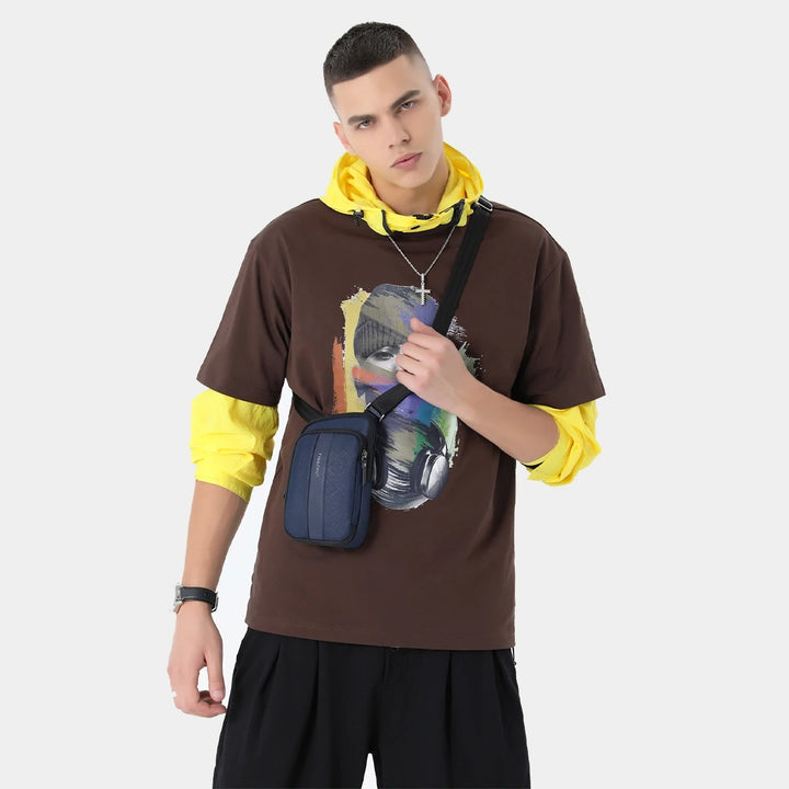 Waterproof Mini Shoulder Sling Bag for Men