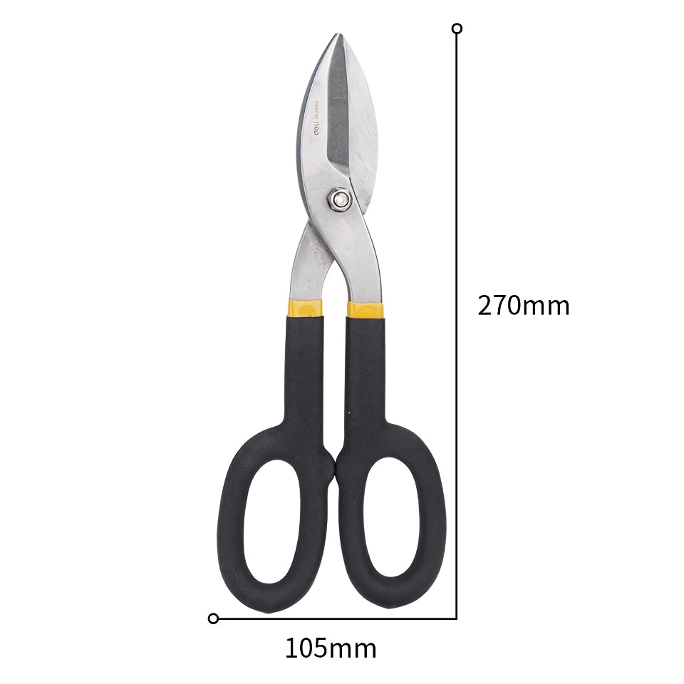 Multi-Functional Metal Cutting Shears with Carbon Steel Blade