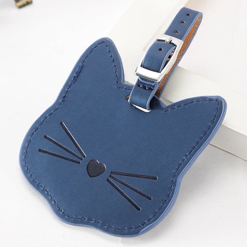 Cute Cartoon Cat Luggage Tag