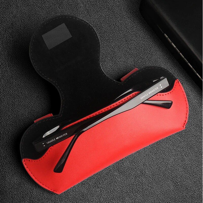 Universal Car Visor Sunglasses Case Holder Clip