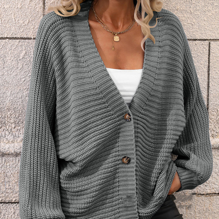 Women's Knitted Cardigan Loose Sweater