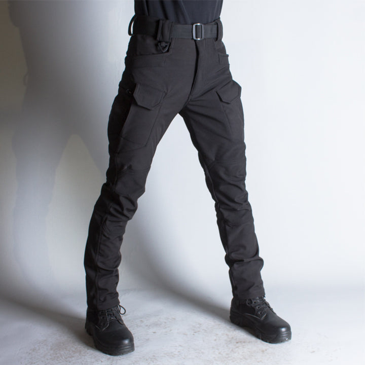 IX7 Shell Tactical Pants Men's Business Shirt Fleece Trousers