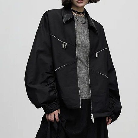 Streetwear Double Zipper Fashion Jacket