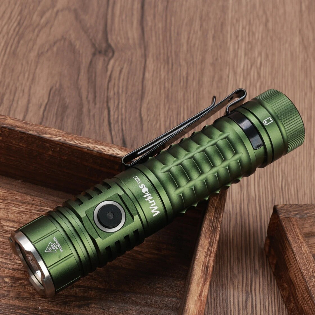 Rechargeable 21700 LED Flashlight, Powerful 4500LM, IP68, Magnetic Tail, Reverse Charging