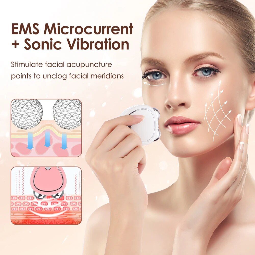 Microcurrent EMS Facial Massager: Slim, Lift & Revitalize