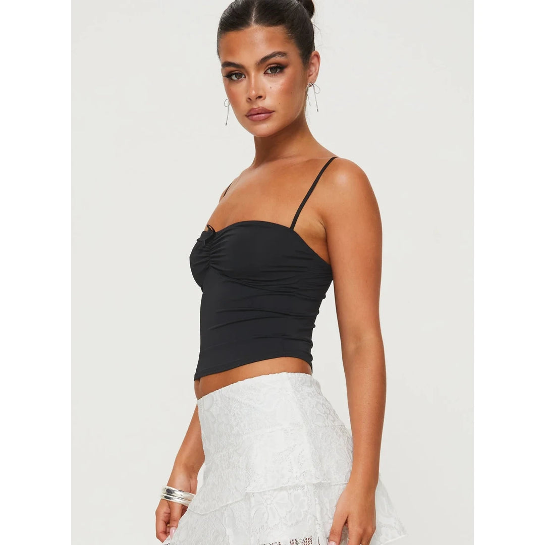 Summer Backless Crop Top