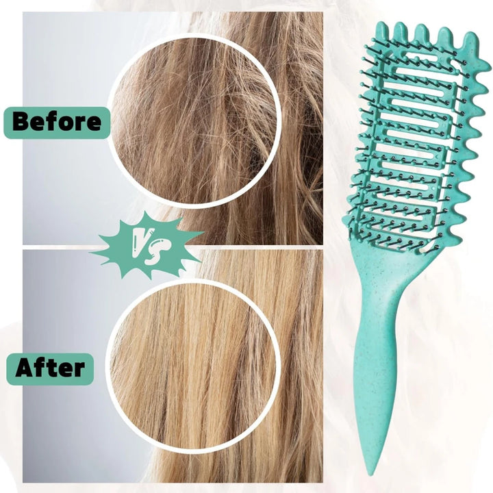 3-in-1 Curl Define Detangling Brush for Curly, Thick, and Straight Hair