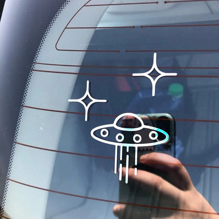 Alien Encounter Vinyl Car Decal