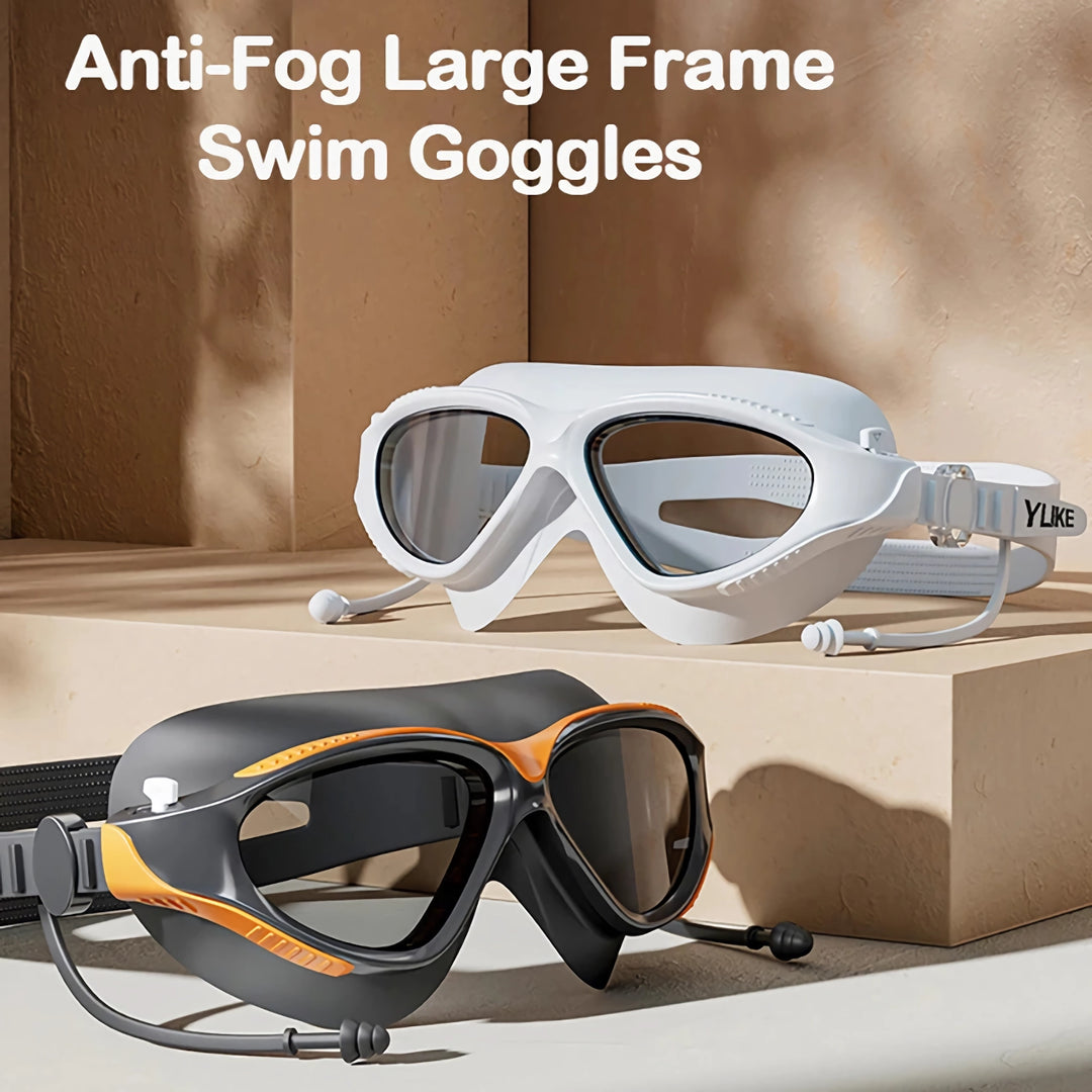 Professional HD Anti-Fog Adjustable Swim Goggles for Adults