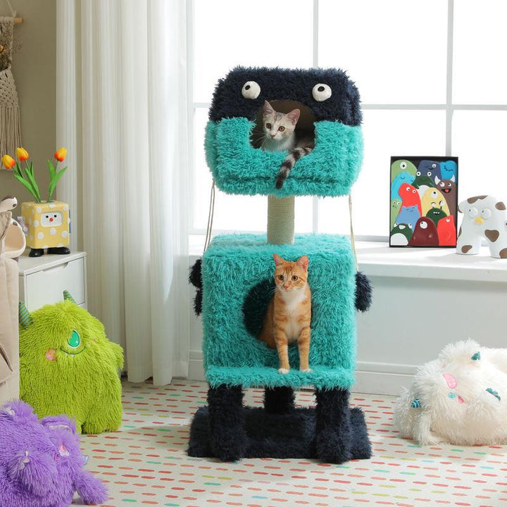 Monster-Themed Cat Tree Tower