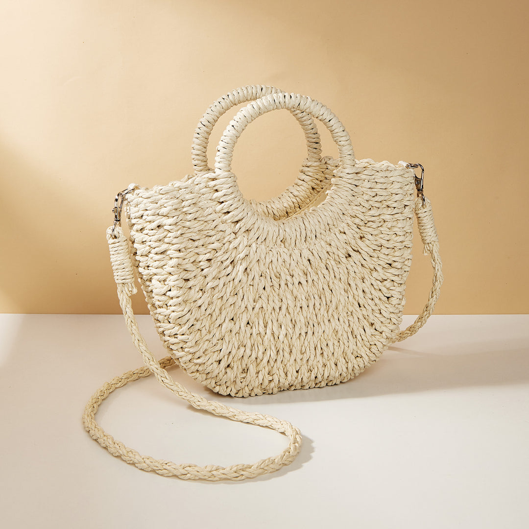 Stylish Straw Crossbody Bag