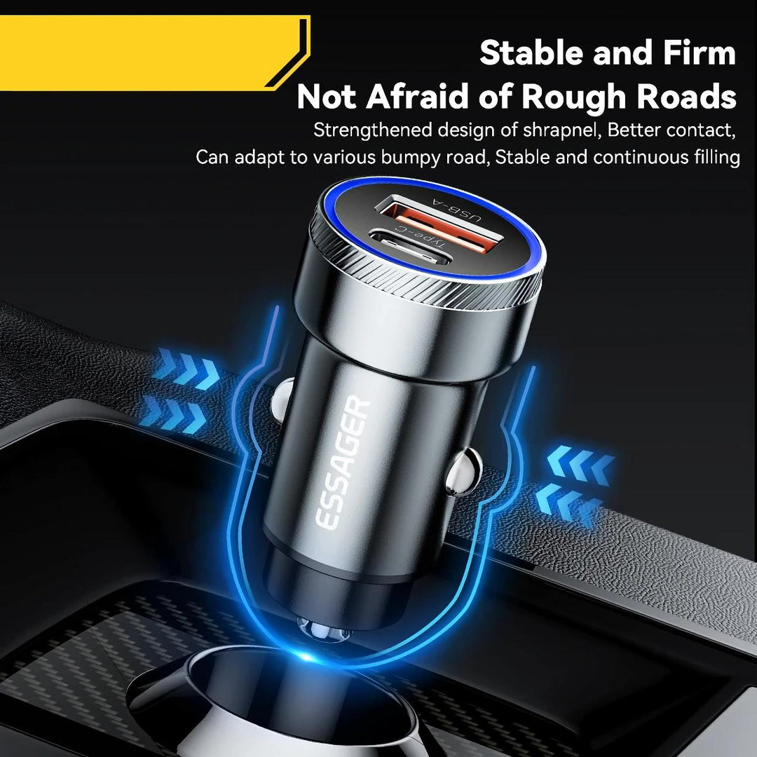 54W USB Car Charger with 5A Fast Charging