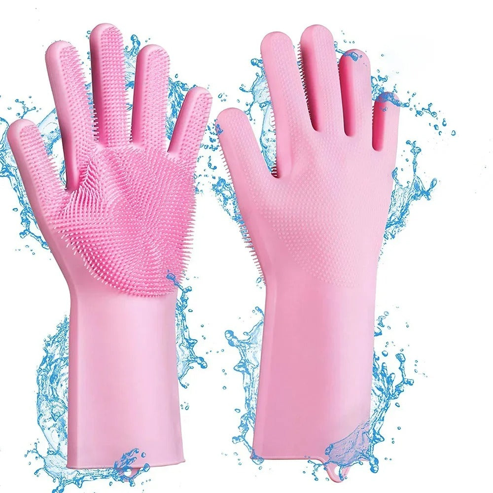 Pet Grooming Silicone Gloves