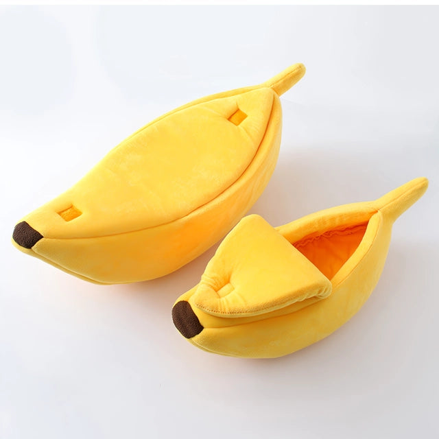 Banana Shape Soft Pet Bed