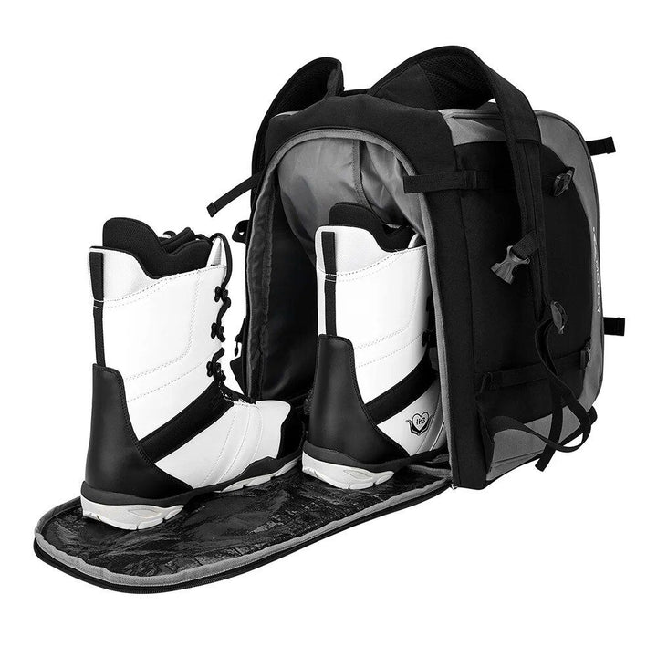 Ultimate 65L Ski Gear Backpack: Waterproof Oxford Ski Boot Bag with Helmet Pocket