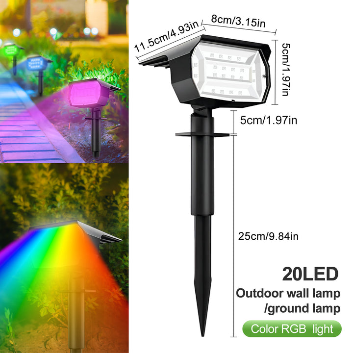 Outdoor Solar Landscape Spotlights