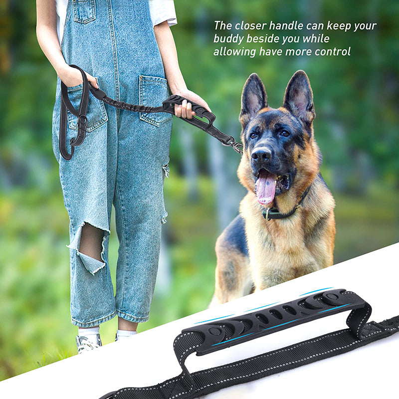 Durable No-Pull Reflective Bungee Dog Leash