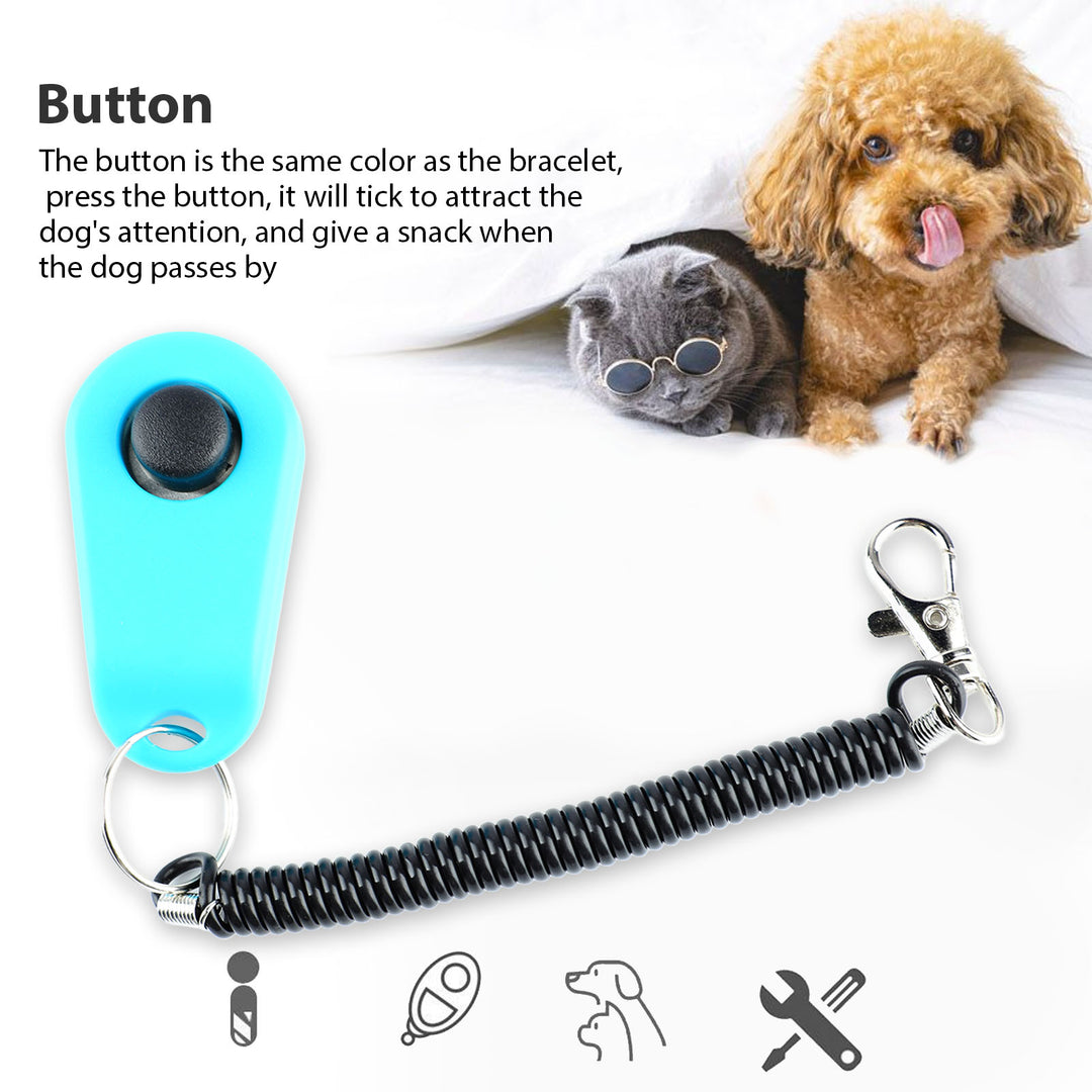 Adjustable Dog Training Clicker with Wrist Strap