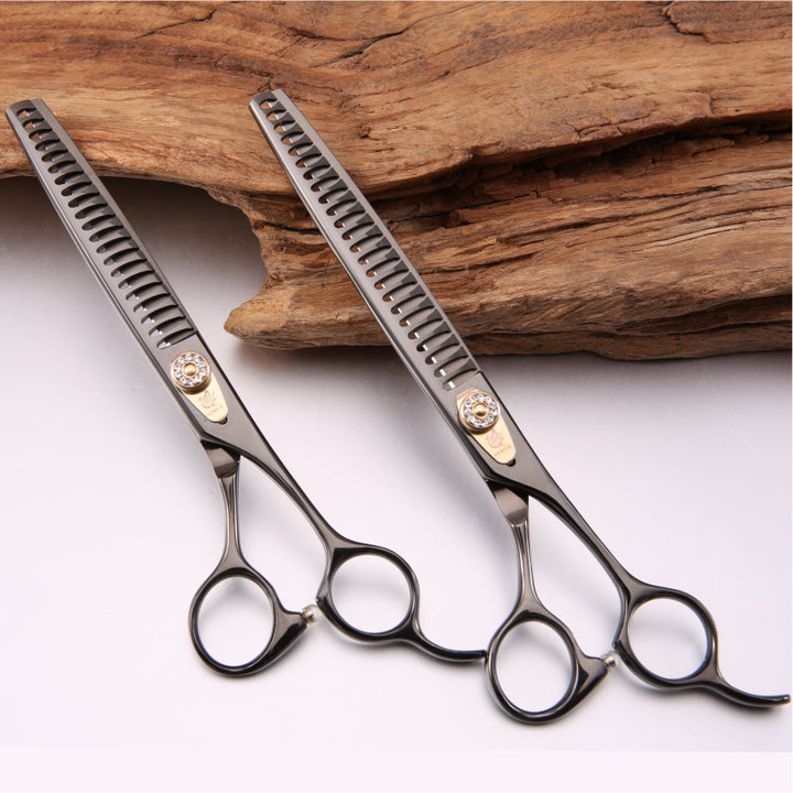 Professional Titanium-Coated Thinning Shears