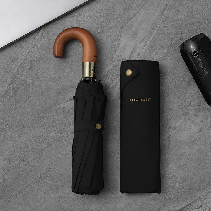 Luxury Windproof Folding Golf Umbrella