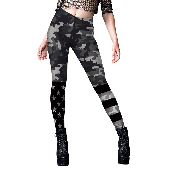 Women's Fashion Camouflage Digital Printing Sweatpants