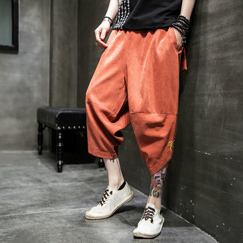 Casual Pants Ice Silk Harem Pants