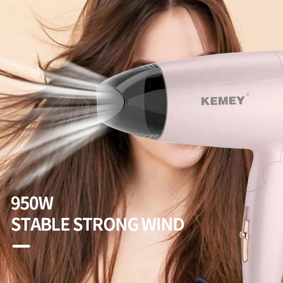 Compact Foldable Hair Dryer for Travel and Student Use