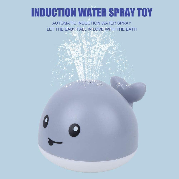 Whale Sprinkler Bath Toy with Lights