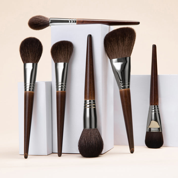 24-Piece Goat Hair Makeup Brush Set