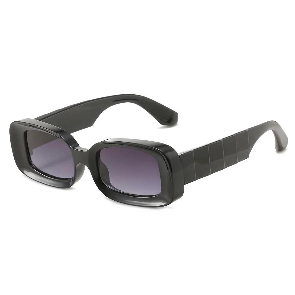 Stylish Plastic Clear Retro Sunglasses