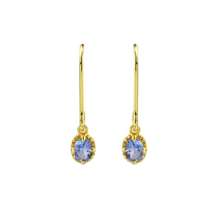 New Natural Tanzanite Earrings