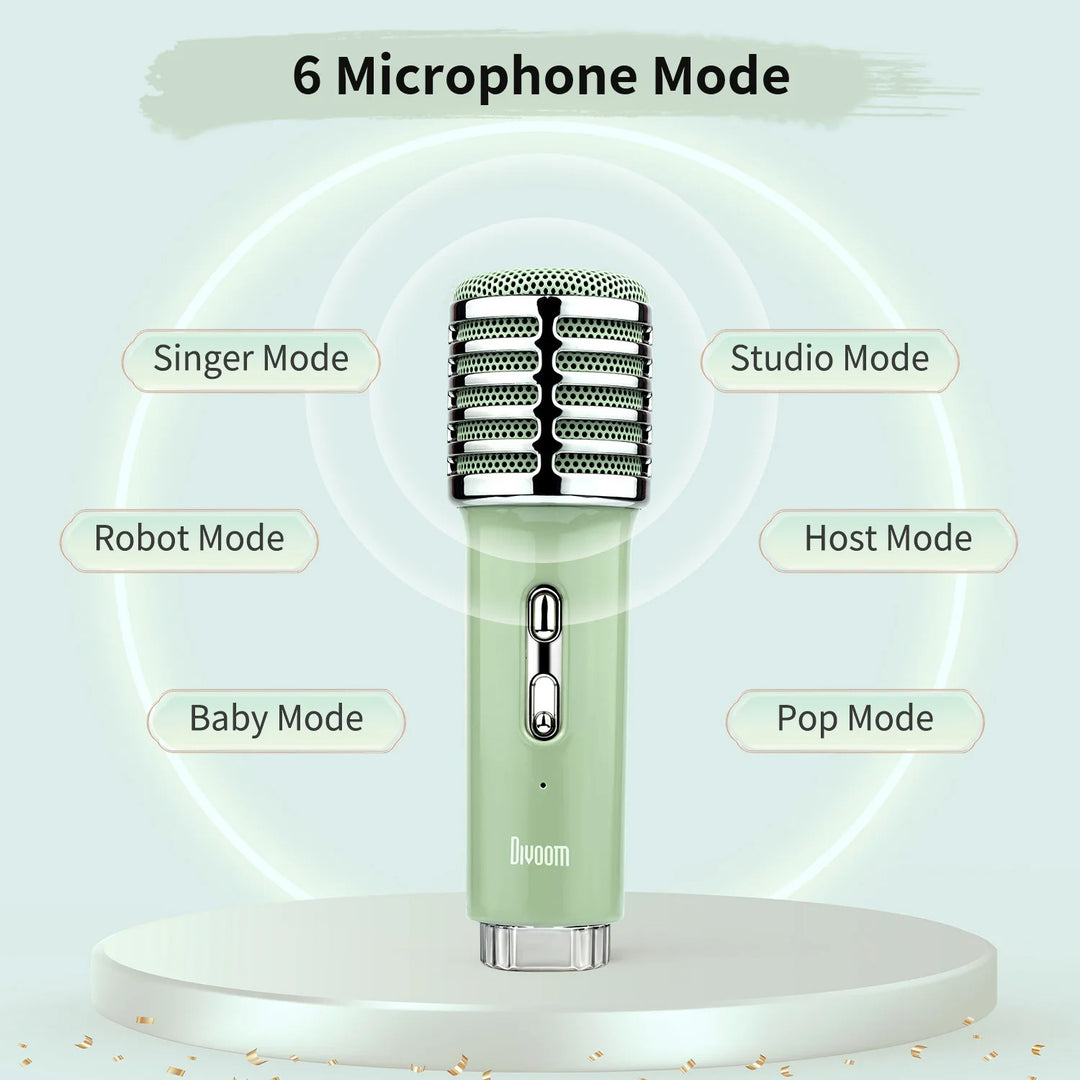 Portable Bluetooth Karaoke Speaker with Powerful Sound and Voice Change Mode