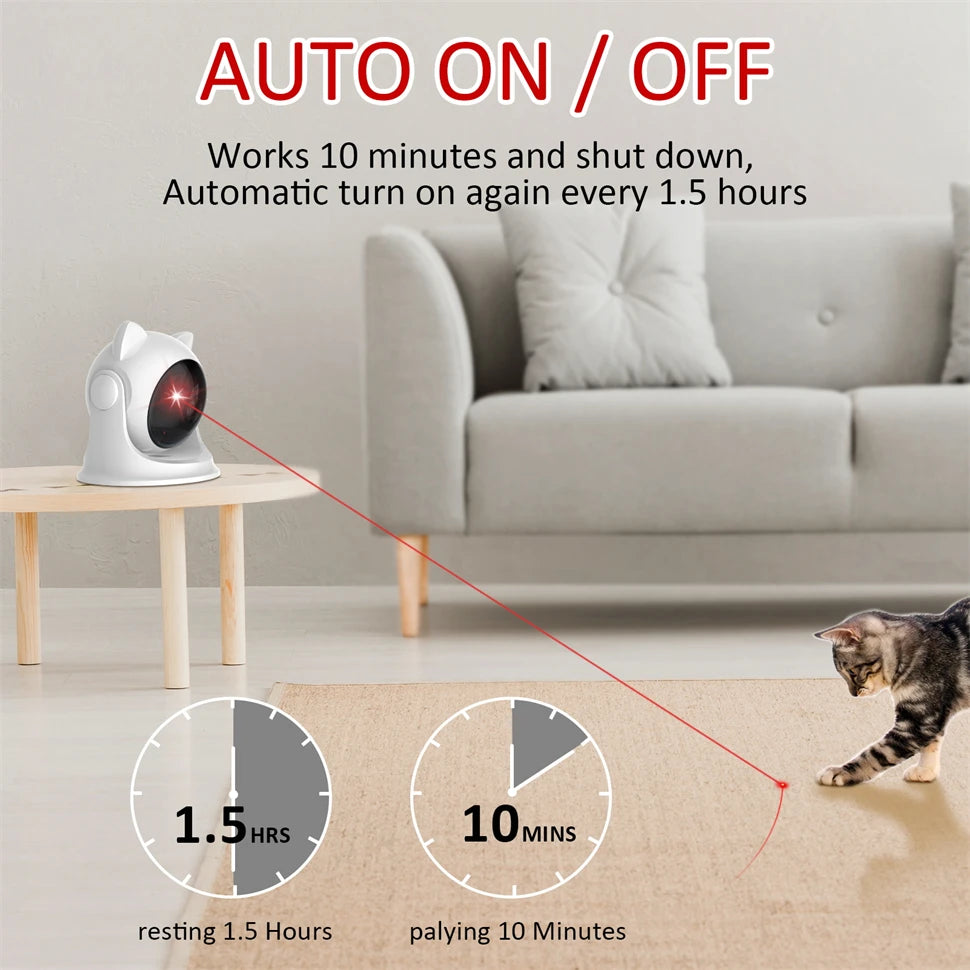 Automatic Rechargeable Laser Cat Toy